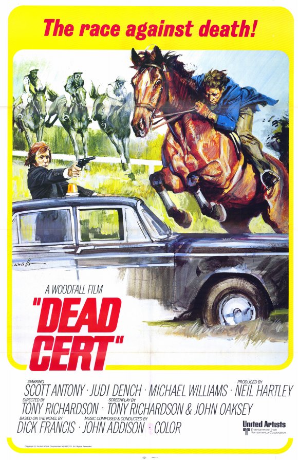Dead Cert Movie Poster Print showcasing thrilling cinematic art.
