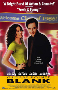 Grosse Pointe Blank movie poster print showcasing vibrant imagery.