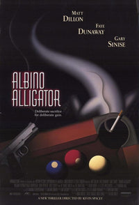 Albino Alligator Movie Poster Print featuring captivating design.