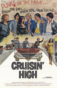Cruisin' High Movie Poster Print, vibrant artwork for film enthusiasts.
