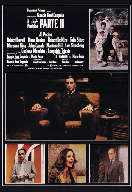 The Godfather Part 2 Movie Poster Print - 11x17 Size