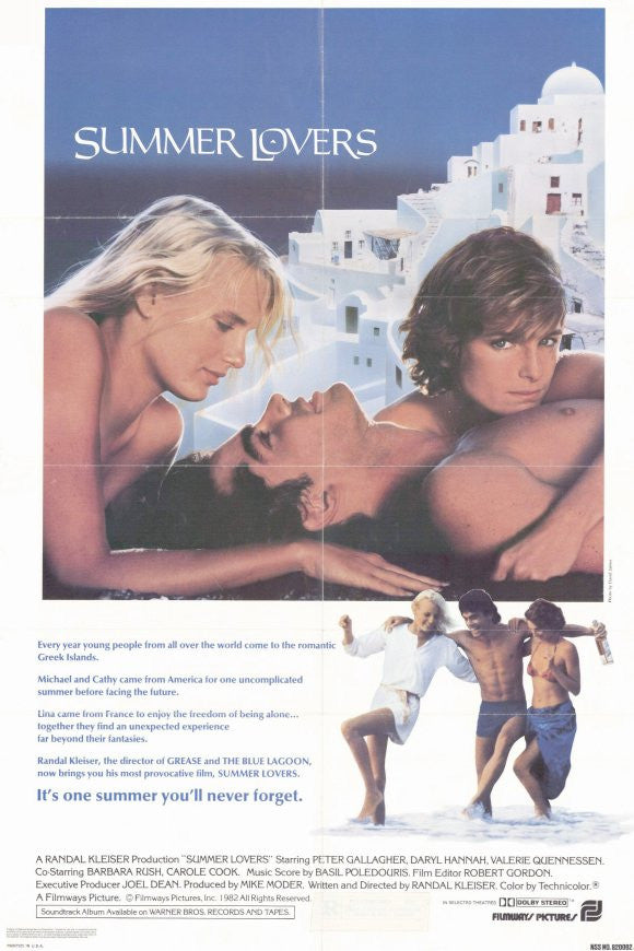 Summer Lovers Movie Poster Print (11x17) - Perfect for Home Décor