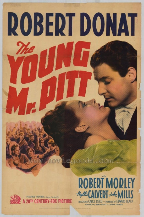The Young Mr. Pitt Movie Poster Print showcasing classic film art.