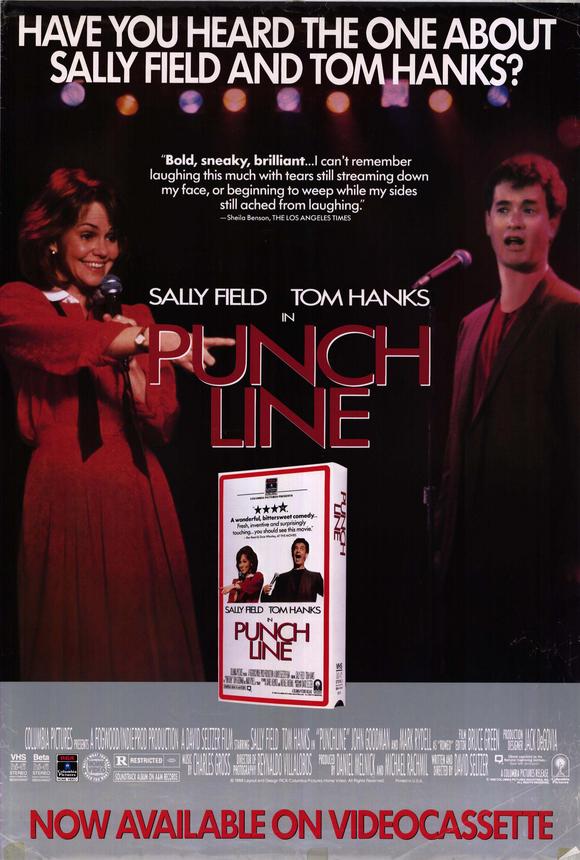 Punchline Movie Poster Print showcasing classic comedy artwork.