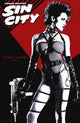 Sin City Movie Poster Print showcasing stylized graphic imagery.