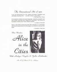 Alice in the Cities Movie Poster Print featuring imaginative design.