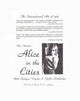 Alice in the Cities Movie Poster Print featuring imaginative design.