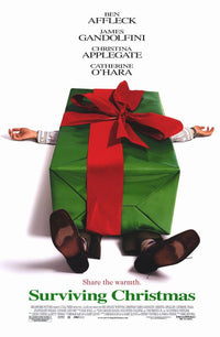 Surviving Christmas Movie Poster Print showcasing festive holiday spirit.
