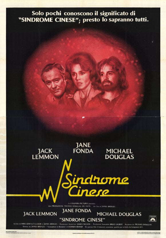The China Syndrome Movie Poster Print showcasing dramatic cinematic themes.