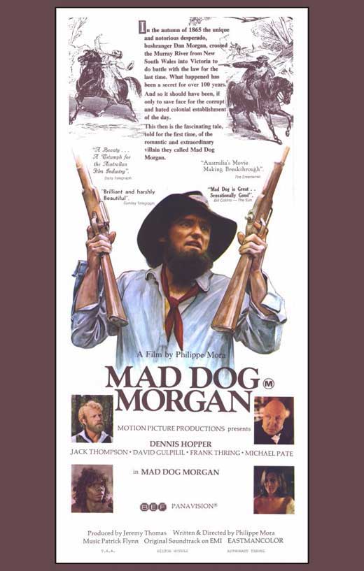 Mad Dog Morgan Movie Poster Print featuring Dennis Hopper.