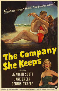 The Company She Keeps Movie Poster Print showcasing classic cinema art.