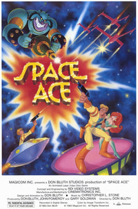 Space Ace Movie Poster Print - Video Game Art (11x17)
