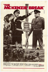 McKenzie Break movie poster print featuring classic war film artwork.