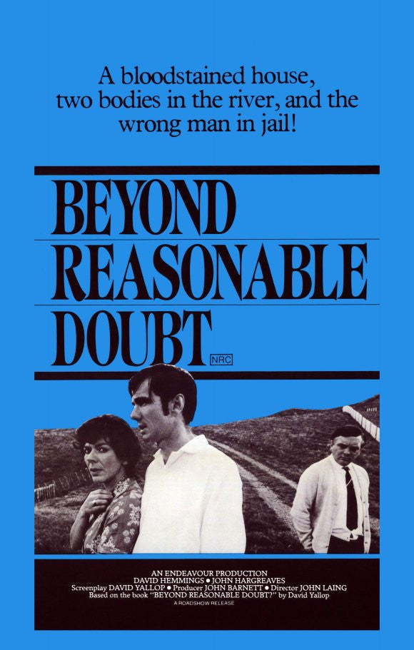Beyond Reasonable Doubt Movie Poster Print (11x17)
