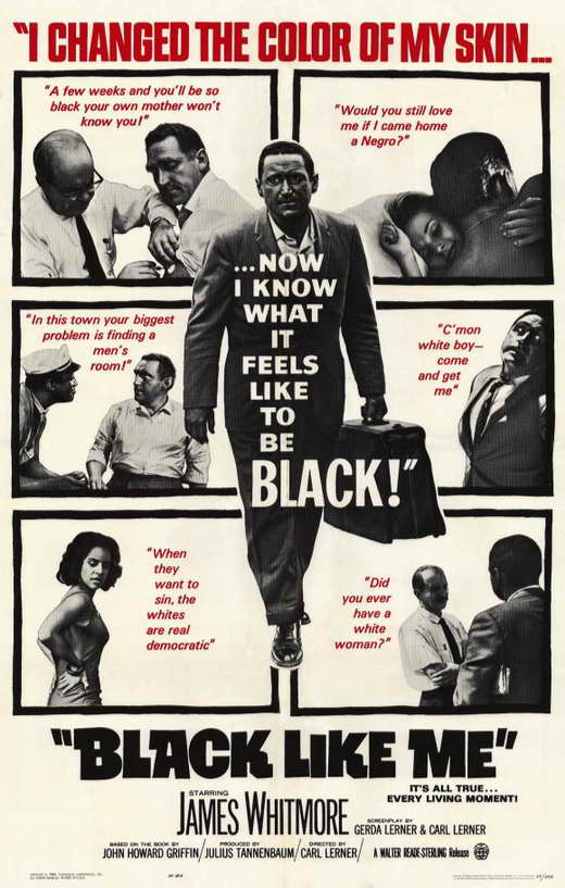 Black Like Me Movie Poster Print showcasing powerful themes of identity and race.