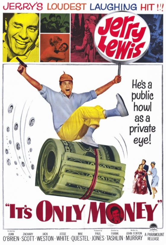 Its Only Money movie poster print showcasing vibrant design.