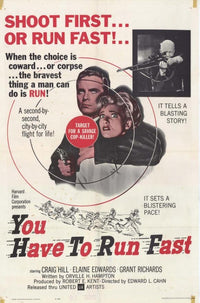 You Have to Run Fast Movie Poster Print showcasing cinematic art