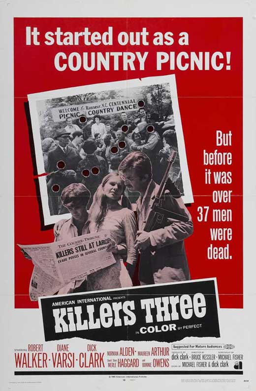 Killers Three Movie Poster Print showcasing classic film art.