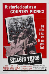 Killers Three Movie Poster Print showcasing classic film art.
