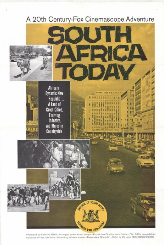 South Africa Today Movie Poster Print showcasing vibrant colors and cultural essence.