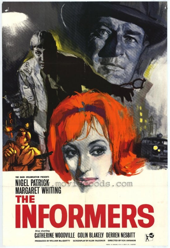 Informers Movie Poster Print showcasing vibrant design and cinematic appeal.
