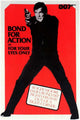 For Your Eyes Only Movie Poster Print featuring classic cinema design.