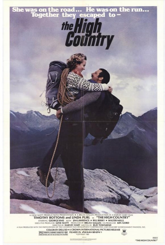 The High Country Movie Poster Print showcasing stunning mountain landscapes.