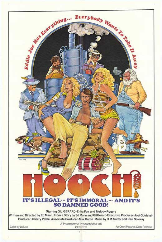 Hooch Movie Poster Print featuring iconic film moments.