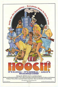 Hooch Movie Poster Print featuring iconic film moments.