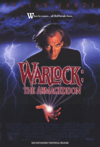 Warlock The Armageddon Movie Poster Print showcasing fantasy horror theme.