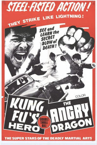 Kung Fu's Hero Movie Poster Print showcasing vibrant film art.