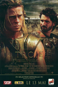 Troy Movie Poster Print capturing the epic film artwork.