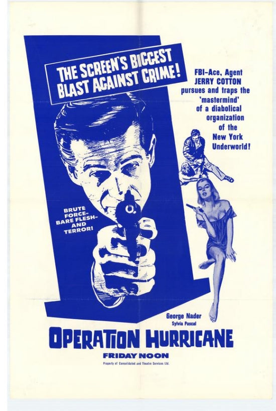 Operation Hurricane Movie Poster Print showcasing thrilling action and drama.