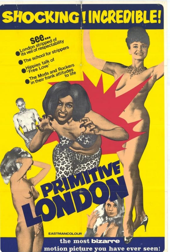 Primitive London Movie Poster Print showcasing cinematic art.