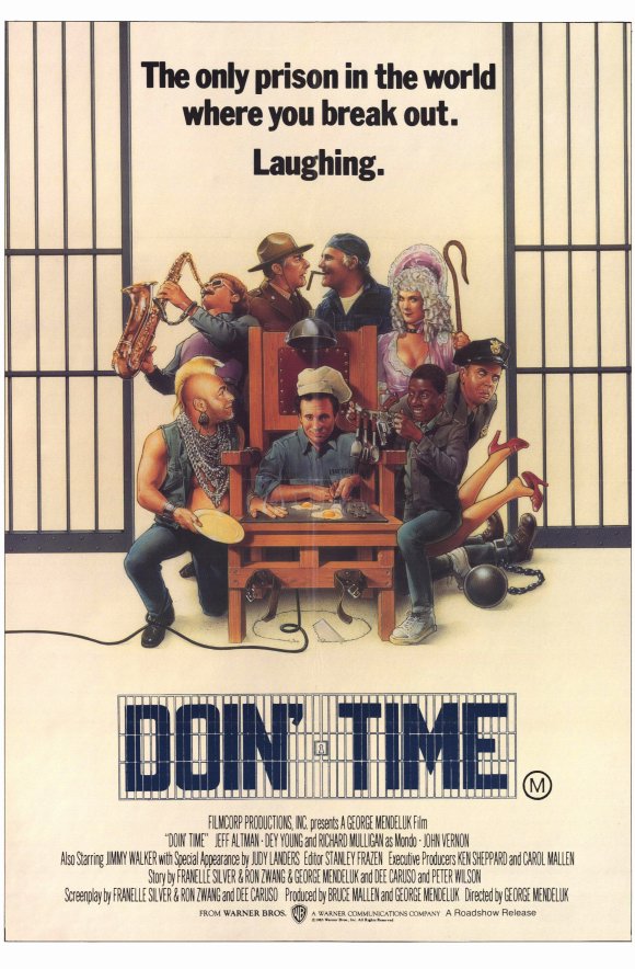 Doin' Time Movie Poster Print featuring vibrant colors and cinematic design.