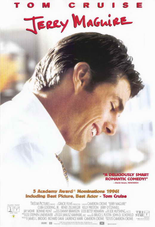 Jerry Maguire Movie Poster Print (11 x 17) - Perfect for Home or Office