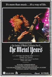 Decline of Western Civilization 2: The Metal Years Movie Poster Print