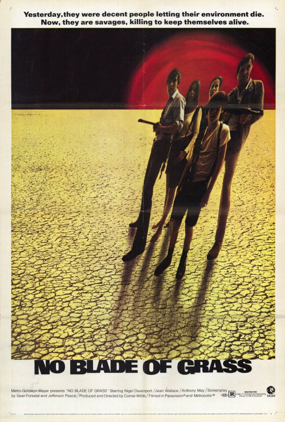 No Blade of Grass Movie Poster Print showcasing a striking design.