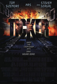Ticker Movie Poster Print showcasing vibrant colors and dynamic design.