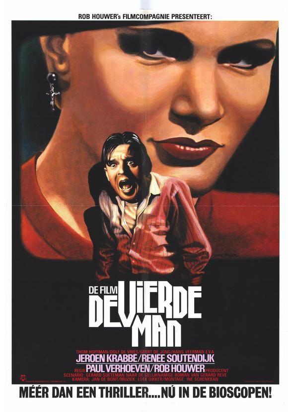 The 4th Man Movie Poster Print showcasing suspenseful cinema art.