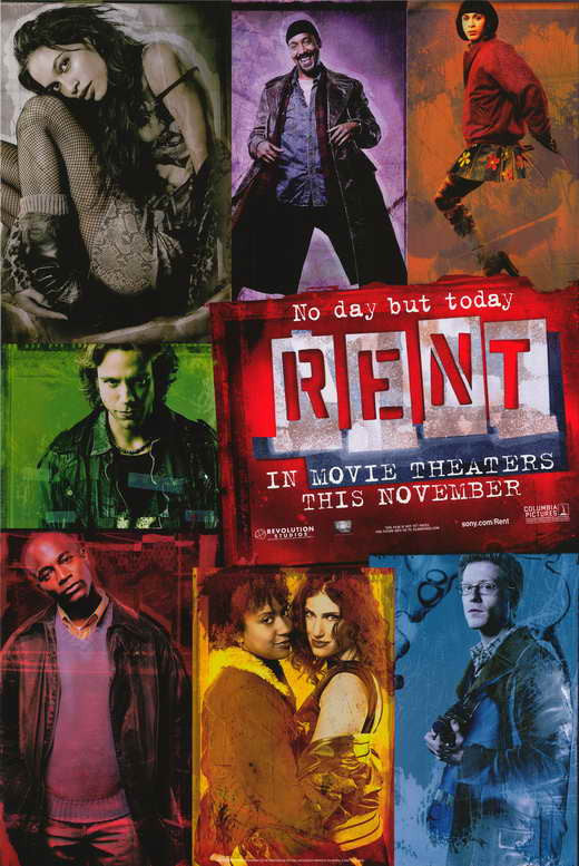 Rent Movie Poster Print - 11 x 17 | Pop Culture Graphics