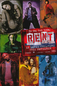 Rent Movie Poster Print - 11 x 17 | Pop Culture Graphics