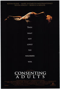 Consenting Adults Movie Poster Print showcasing dramatic visuals.