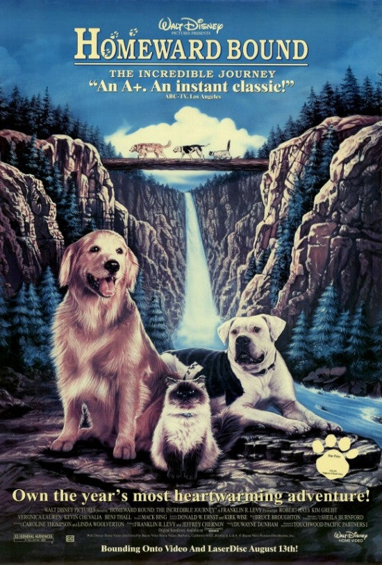 Homeward Bound: The Incredible Journey Movie Poster Print (27x40)