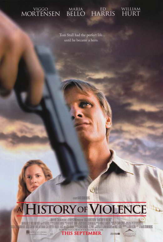 A History of Violence Movie Poster Print showcasing dramatic film art.