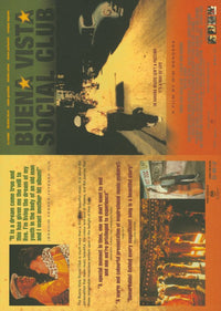 Buena Vista Social Club Movie Poster Print featuring vibrant Cuban music scenes.
