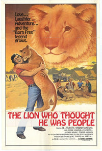 The Lion Who Thought He Was People Movie Poster Print