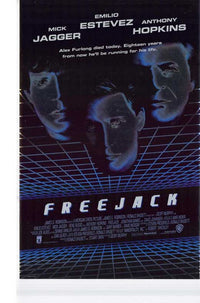 Freejack Movie Poster Print showcasing captivating sci-fi artwork.