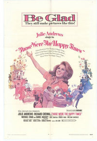 Those Were the Happy Times Movie Poster Print featuring nostalgic design.