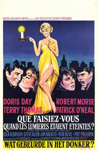 Where Were You When the Lights Went Out? movie poster print showcasing cinematic intrigue.